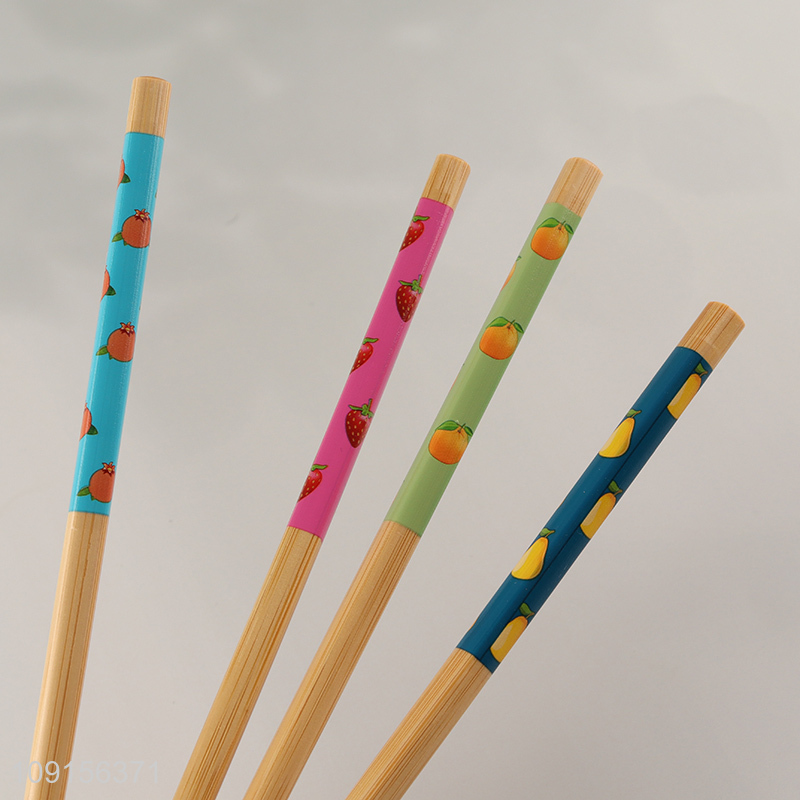 Hot Selling 10 Pairs Bamboo Choposticks Reusable Chinese Long Choposticks