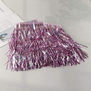 China Imports 1m*4m Foil Fringe Curtain Backdrop Curtain for Party Decor