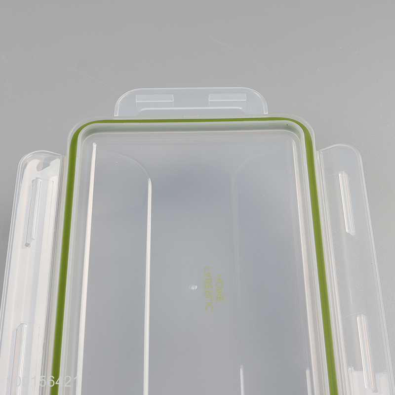 China products clear plastic food container storage box for home kitchen