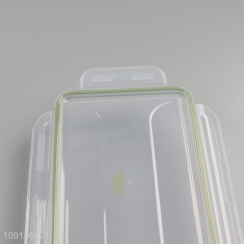 China products clear plastic food container storage box for home kitchen