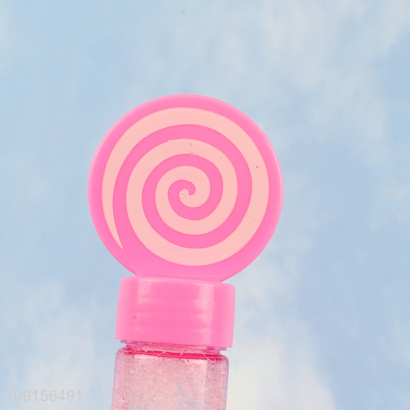 Low price lollipop shape kids bubble toys bubble stick toys