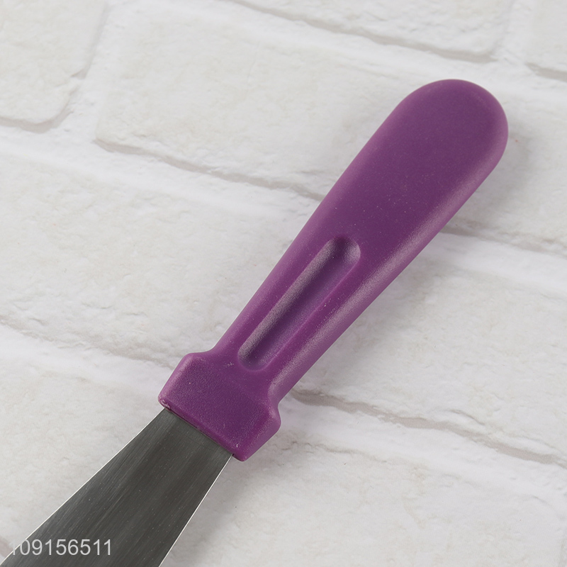 Factory Price 6 8 10 12 Inch Stainless Steel Icing Spatula with Plastic Handle