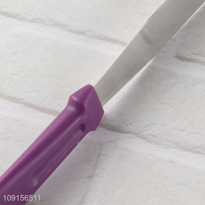 Factory Price 6 8 10 12 Inch Stainless Steel Icing Spatula with Plastic Handle