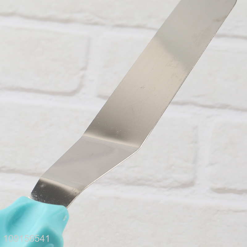 New Product 6 8 10 12 Inch Stainless Steel Icing Spatula with Ergonomic Handle