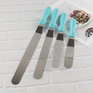 New Product 6 8 10 12 Inch Stainless Steel Icing Spatula with Ergonomic Handle