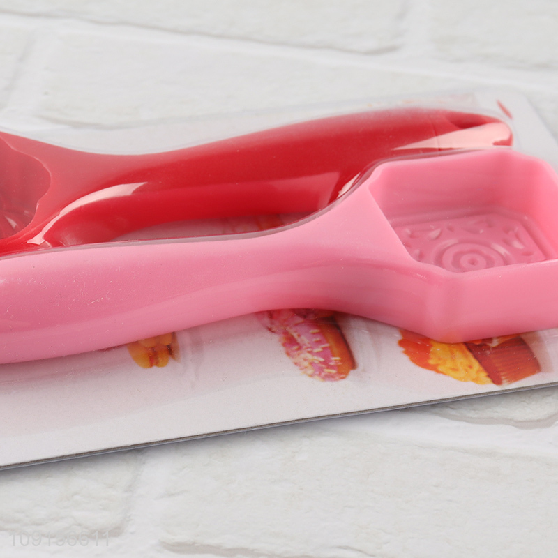 Good Quality 2PCS Plastic Moon Cake Molds Diy Hand Press Cookie Stamps