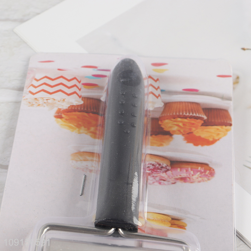 Online Wholesale Pastry Pizza Roller Stainless Steel Rolling Pin for Baking