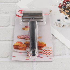 Online Wholesale Pastry Pizza Roller Stainless Steel Rolling Pin for Baking