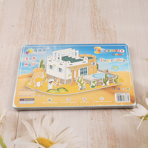 China supplier kids educational toys diy 3d puzzle toys