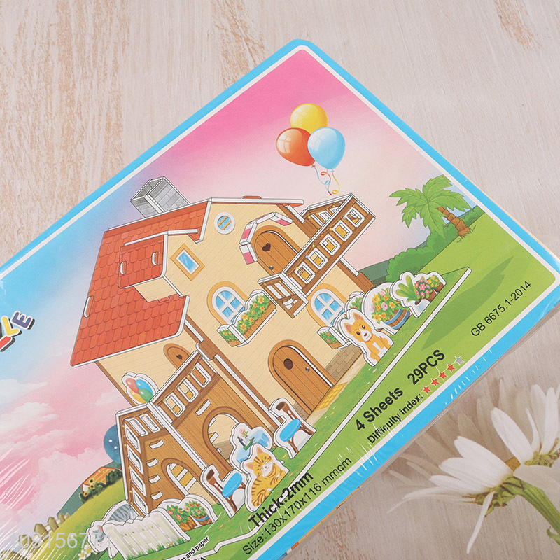 New product diy children 3d puzzle toys jigsaw toys for sale