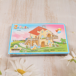 New product diy children 3d puzzle toys jigsaw toys for sale