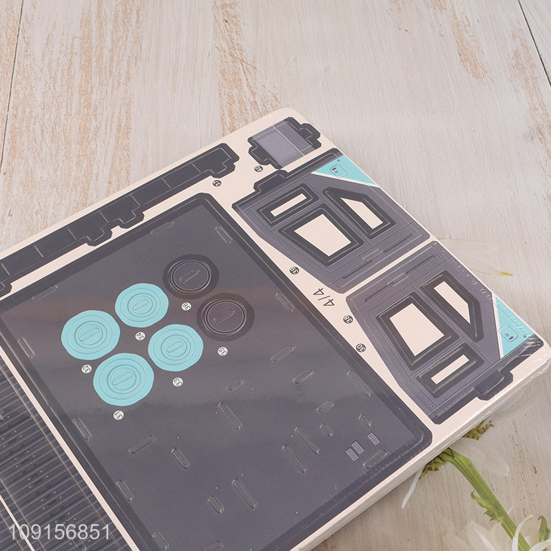 Low price children excavating machinery 3d puzzle toys jigsaw toys