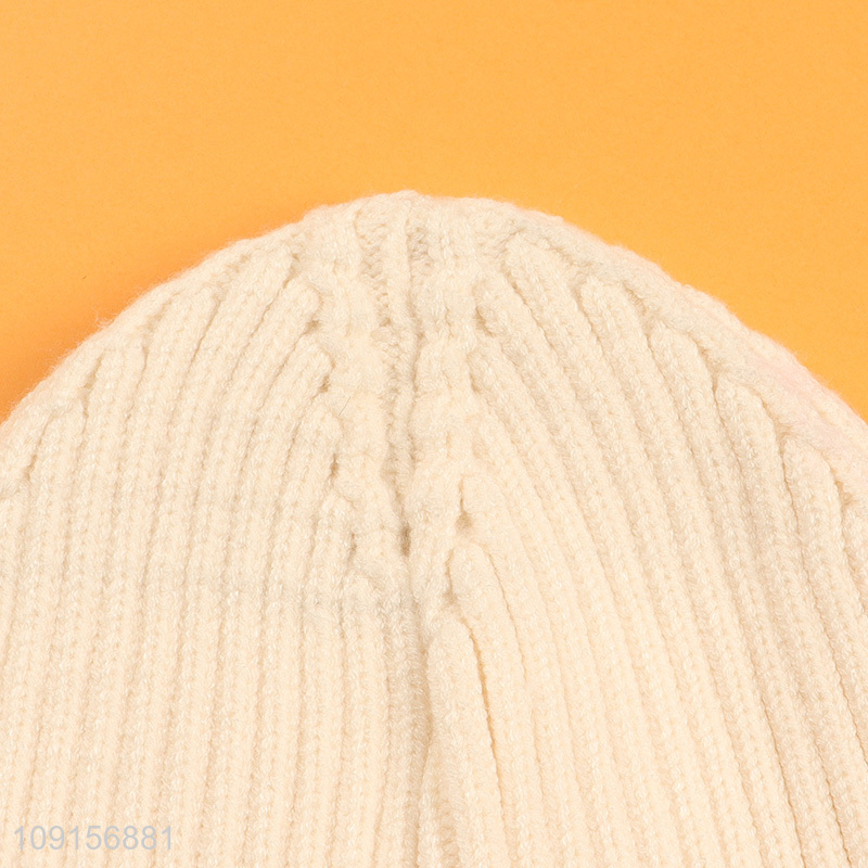 Hot selling fashion men women knitted hat beanies hat wholesale