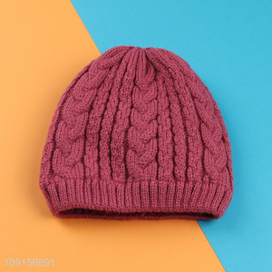 Popular products winter warmer fashion knitted hat beanies hat