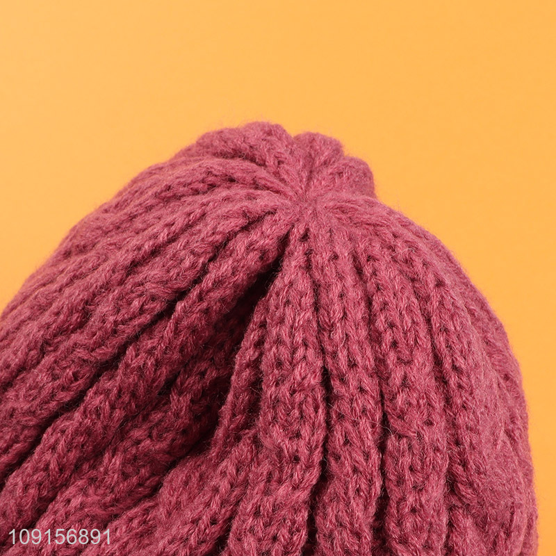 Popular products winter warmer fashion knitted hat beanies hat