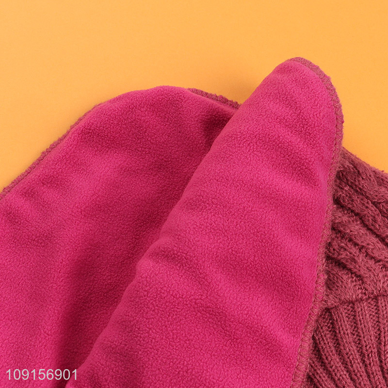 Factory price windproof detachable false collar neck warmer