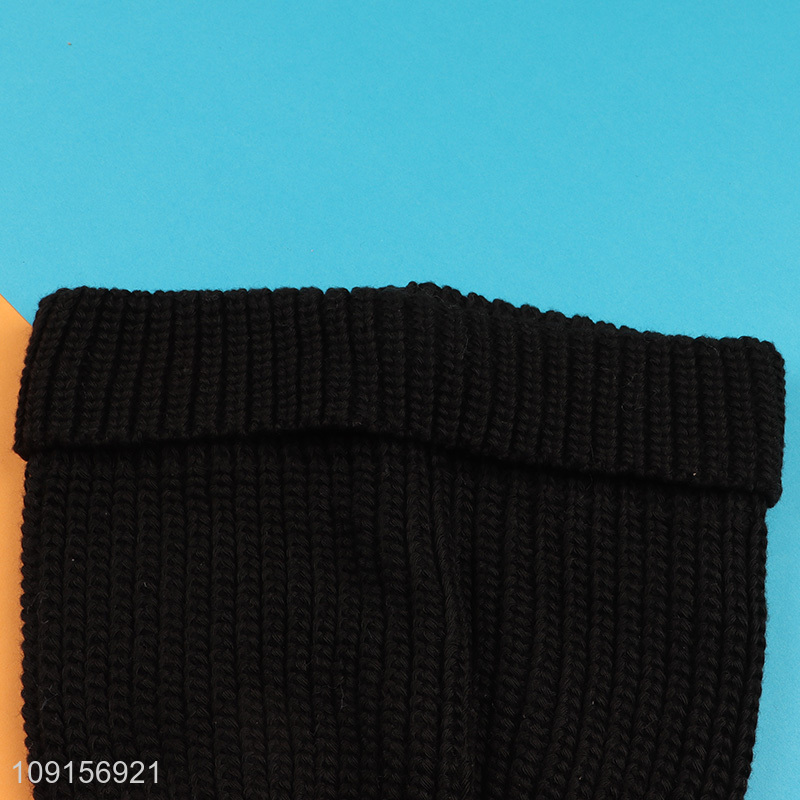 New arrival black fashion men women knitted hat beanies hat