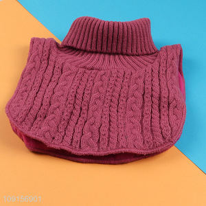 Factory price windproof detachable false collar neck warmer