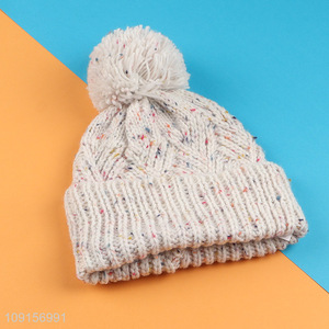Online wholesale warm winter knitted hat beanies hat