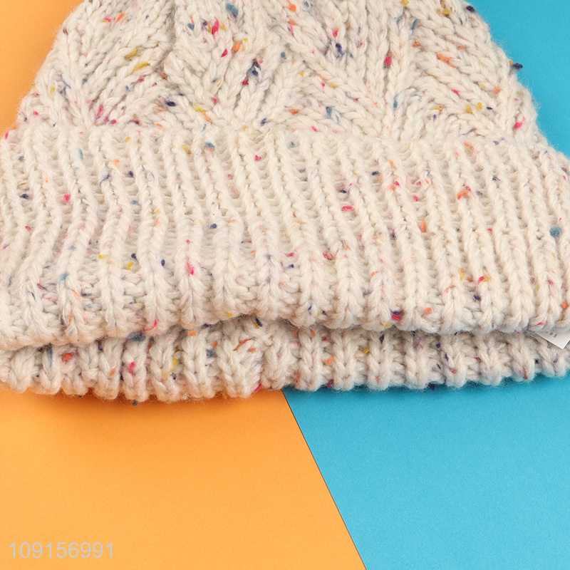 Online wholesale warm winter knitted hat beanies hat