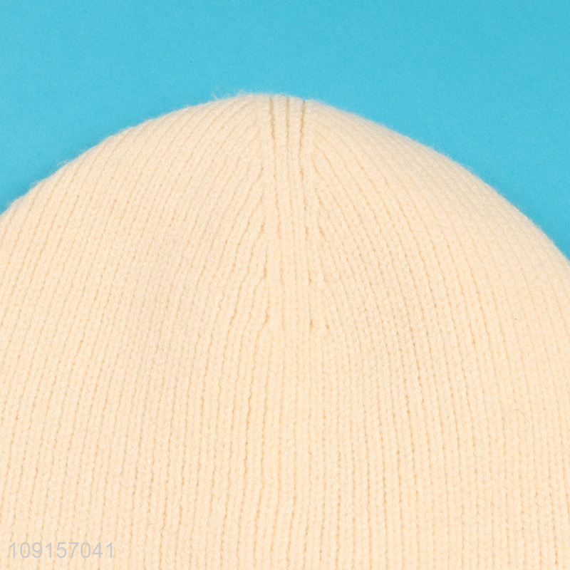 Hot products simple fashion knitted hat beanies hat for winter