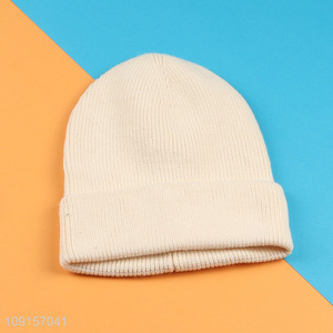 Hot products simple fashion knitted hat beanies hat for winter