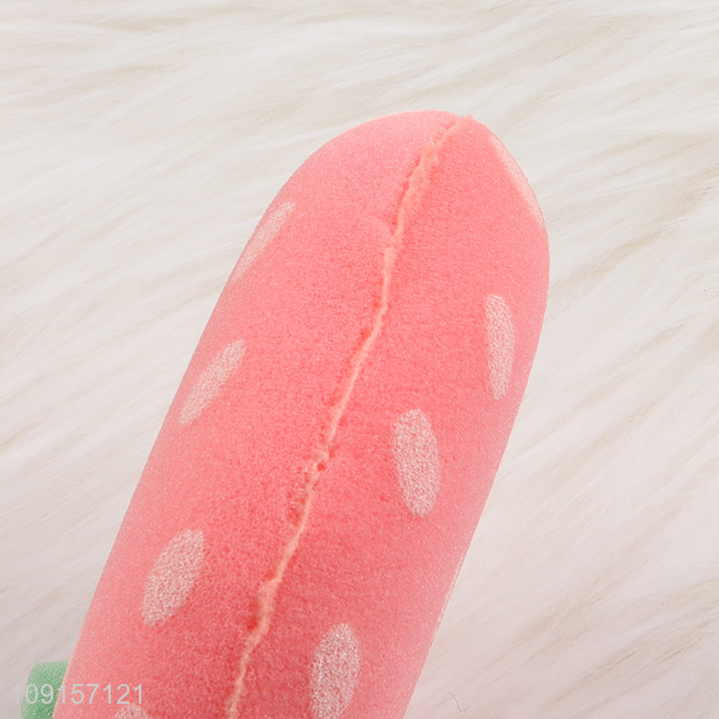 Factory price strawberry shape bath sponge shower sponge for sale