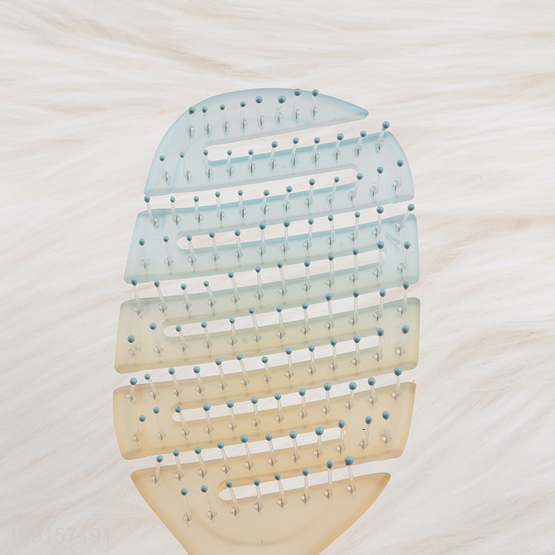 Latest products wide teeth massage hair comb hair brush for sale