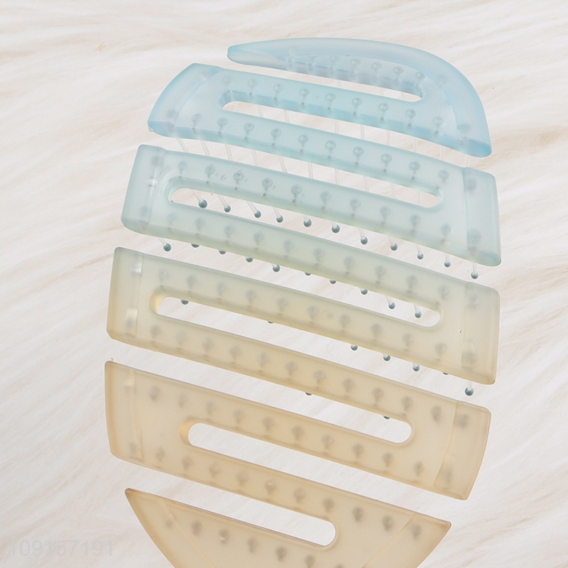 Latest products wide teeth massage hair comb hair brush for sale