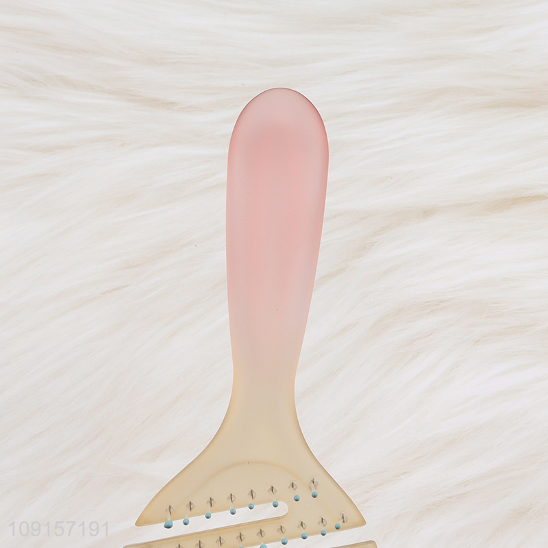 Latest products wide teeth massage hair comb hair brush for sale