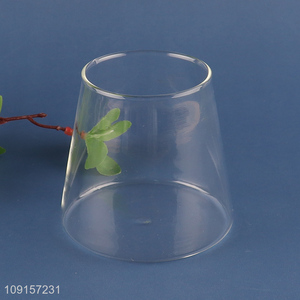 Top quality clear glass water cup drinking cup coffee cup for sale