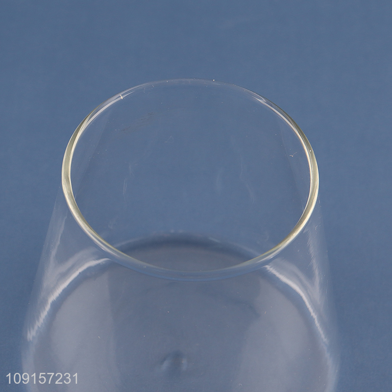 Top quality clear glass water cup drinking cup coffee cup for sale