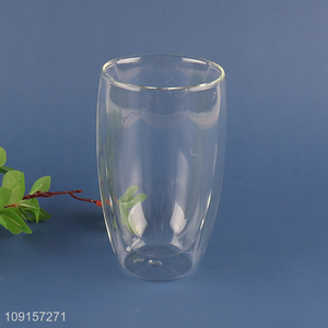 Good selling double wall unbreakable glass water cup drinking cup wholesale