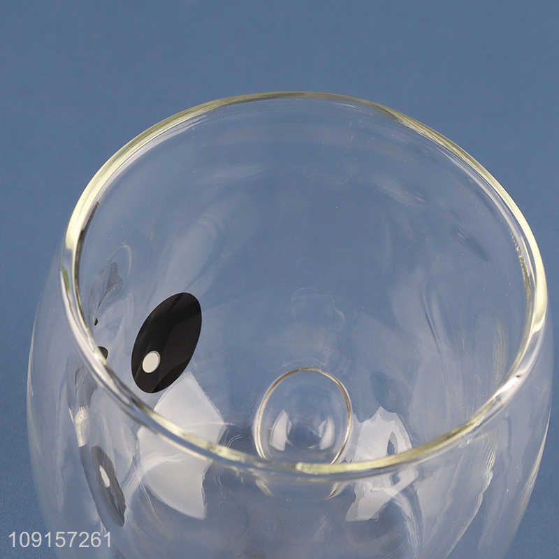 Yiwu market cartoon panda double wall water cup drinking cup