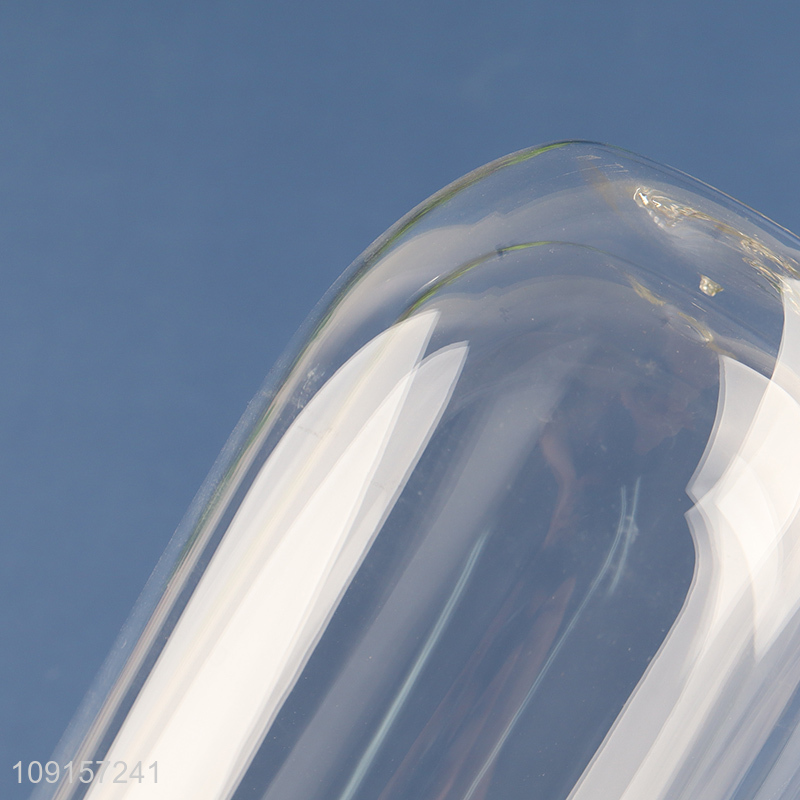 Factory price double wall glass clear coffee cup juice cup for sale