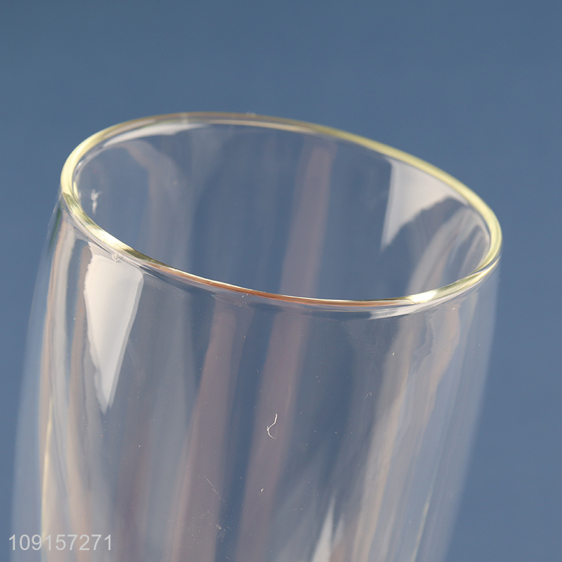 Good selling double wall unbreakable glass water cup drinking cup wholesale