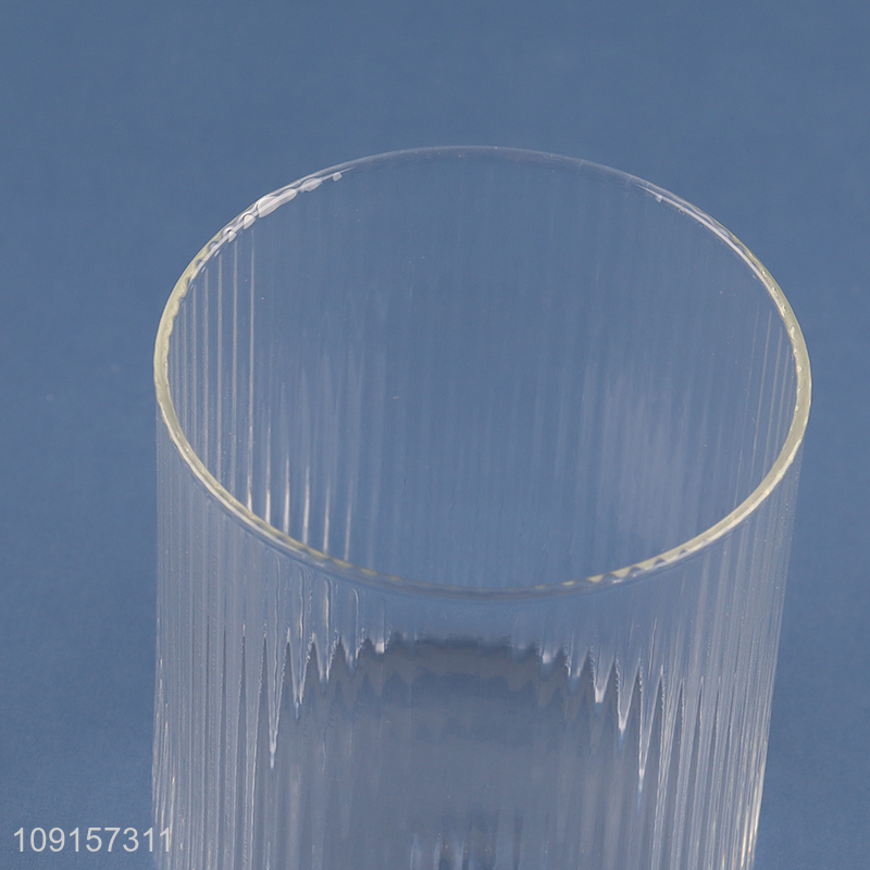 Best selling home office glass clear water cup drinking cup wholesale