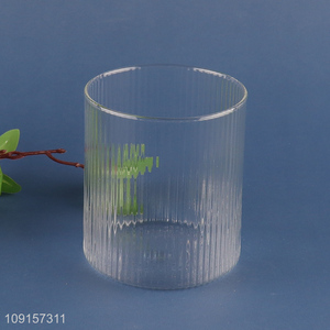 Best selling home office glass clear water cup drinking cup wholesale