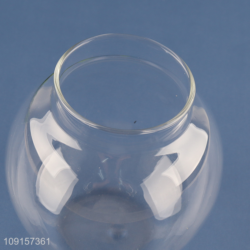 China wholesale round glass cup 300ml coffee cup drinking cup