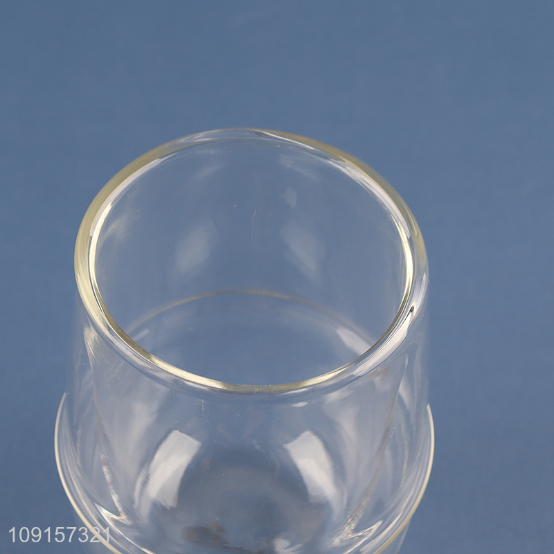 China factory double wall unbreakable glass cup water cup drinking cup