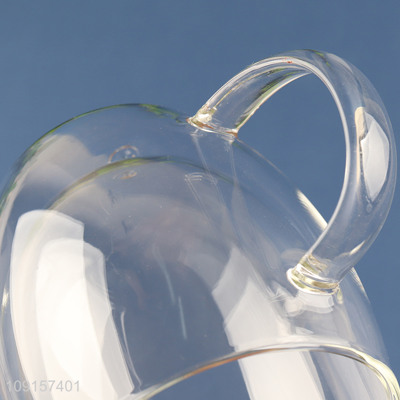 Top sale double wall glass water cup drinking cup coffee cup