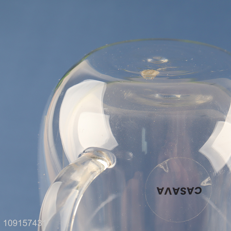 Low price double wall unbreakable glass drinking cup coffee cup water mug