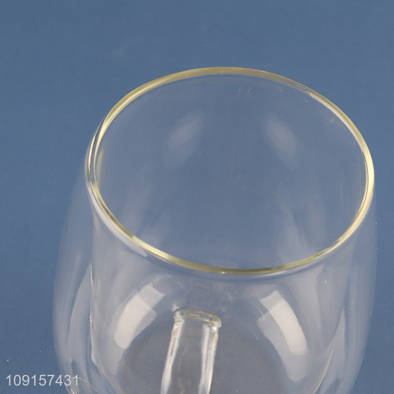 Low price double wall unbreakable glass drinking cup coffee cup water mug