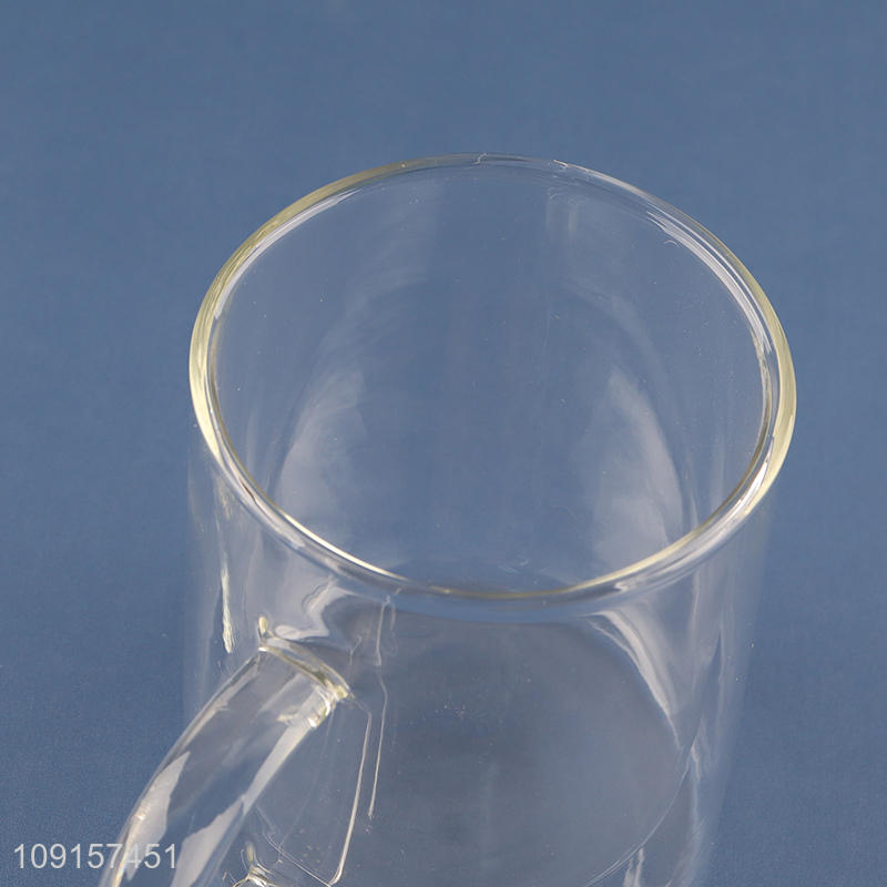 Popular products double wall unbreakable glass drinking cup water mug