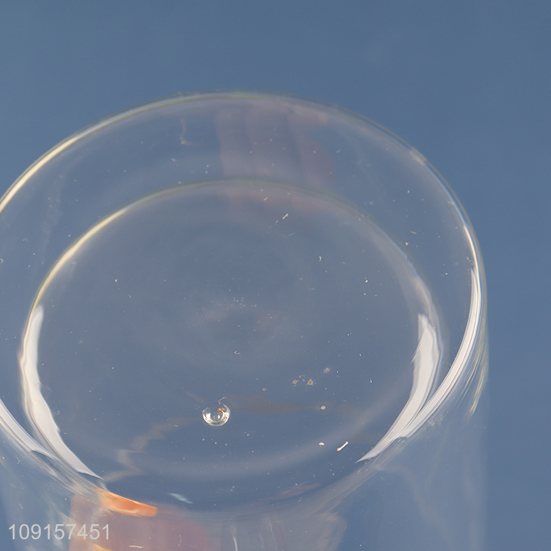 Popular products double wall unbreakable glass drinking cup water mug