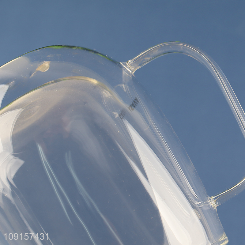 Low price double wall unbreakable glass drinking cup coffee cup water mug