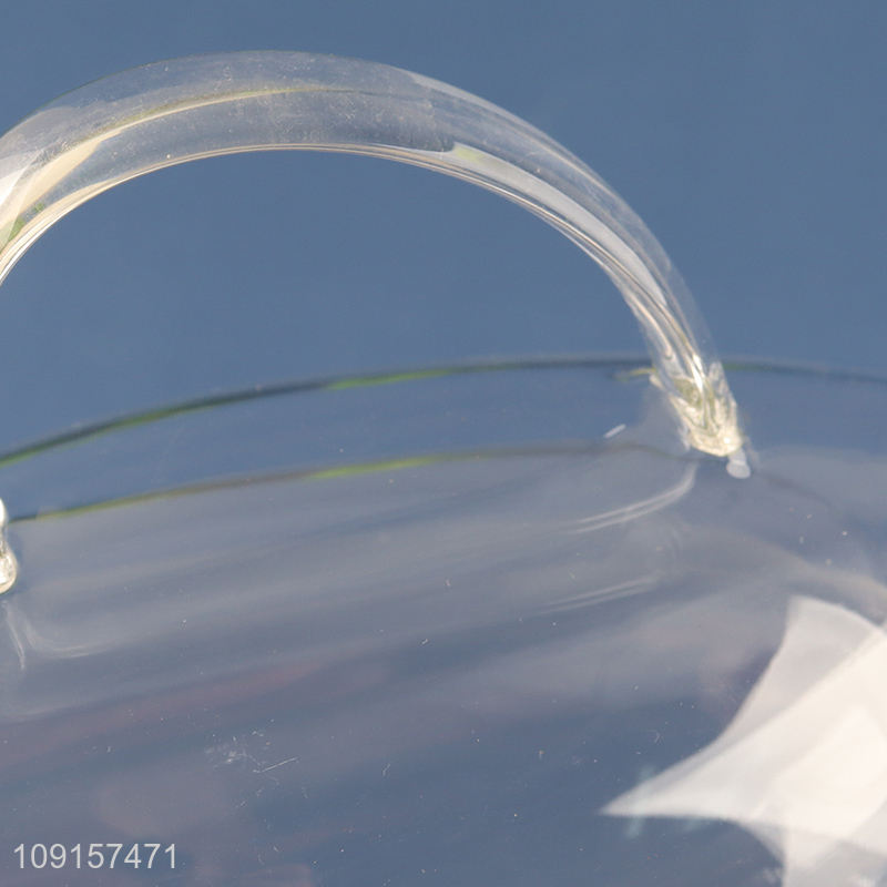 Most popular double wall unbreakable glass drinking cup water mug with handle