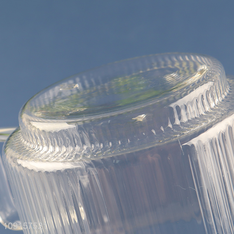 Good quality 400ml unbreakable glass drinking cup water mug coffee cup