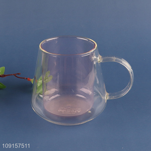 Popular products double wall unbreakable drinking cup water mug glass cup