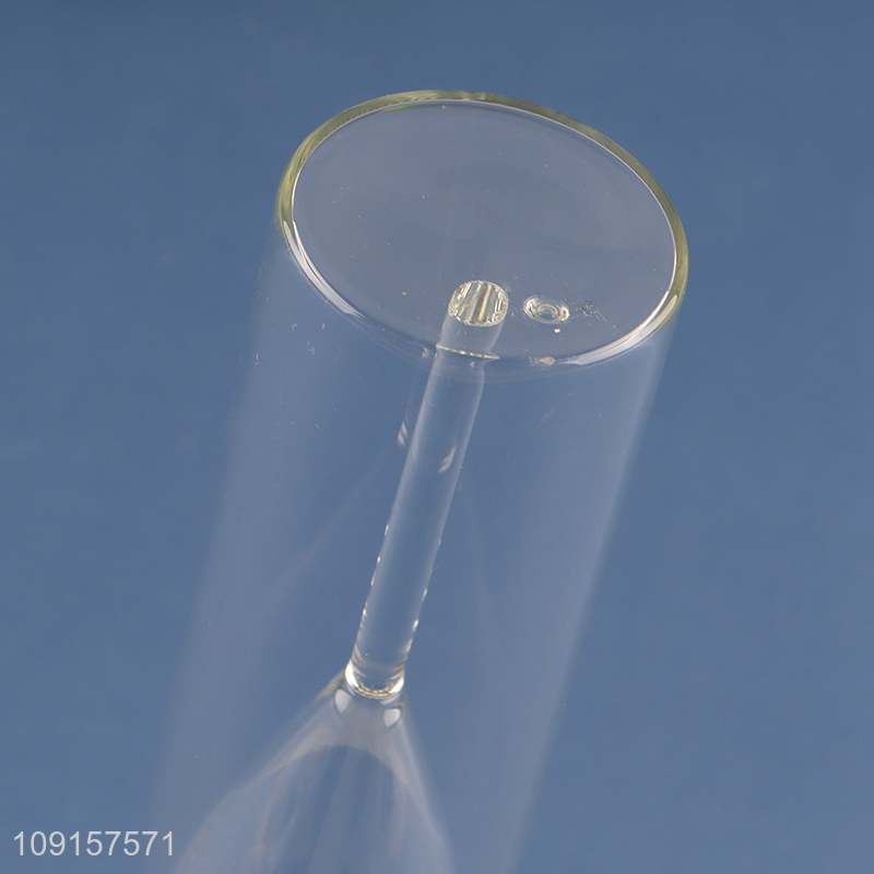 China supplier unbreakable double wall glass champagne glasses whisky glasses